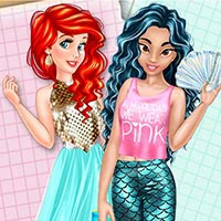 Jasmine And Ariel Wardrobe Swap Game