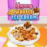 Yummy Waffle Ice Cream